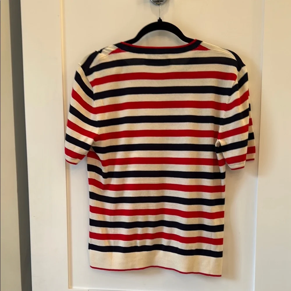 La Ligne Red, Blue, and White Striped Blouse - Picture 2 of 2